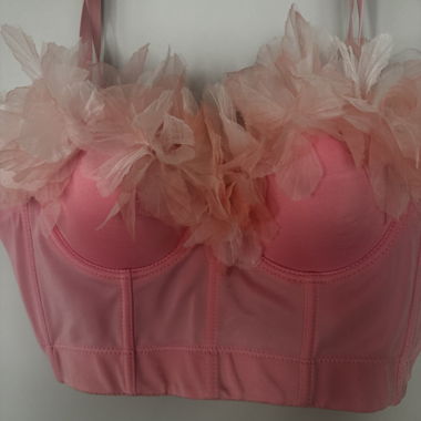 3D corset Bustier fairycore rosa Party 