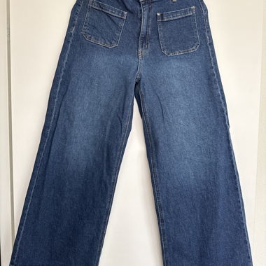 Jeans a gamba larga