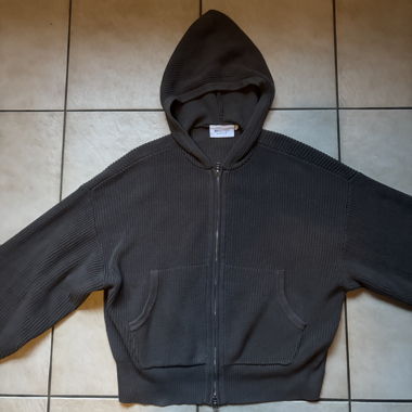 FFected Knit Zipper Grey