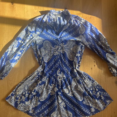 blue/white patterned summerdress