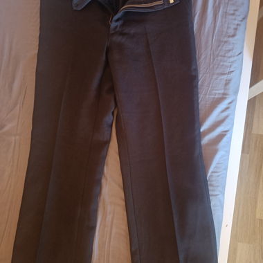Pantalon femme marron foncé