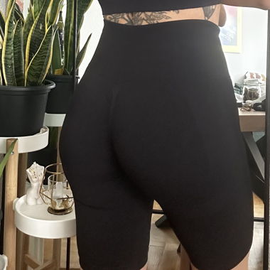 Bootcut cycling shorts