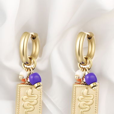 Serpentine Delights Earrings - Elegant and Bold