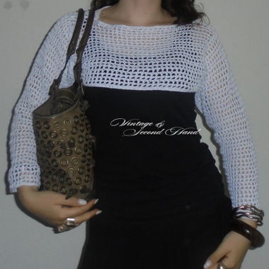 White crochet Top