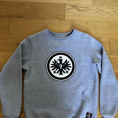Offizieller Eintracht Pullover grau - Grösse XS