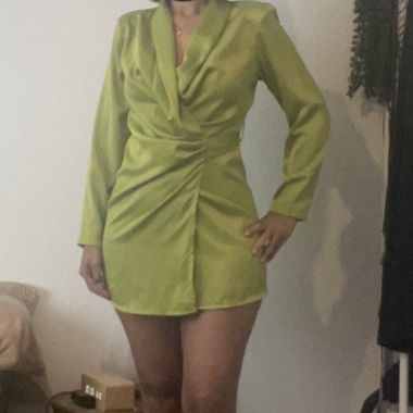 Robe blazer verte