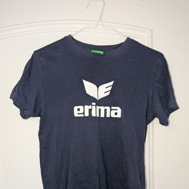 Blaues erima T-Shirt 