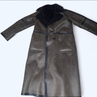 Cappotto lungo in shearling