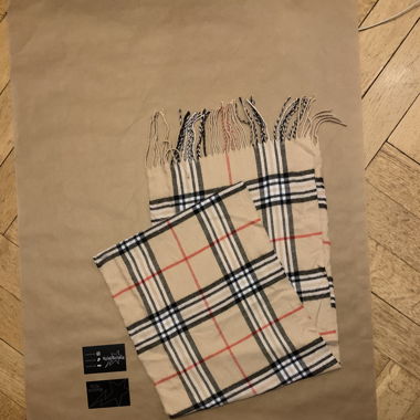 Vintage Burberry Scarf Cream / Beige