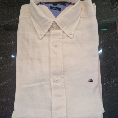 Camicia maniche lunghe lino Tommy Hilfiger