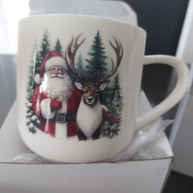 Weihnachts-Tasse mit Santa