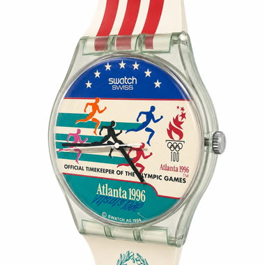 Wanduhr Swatch XXL