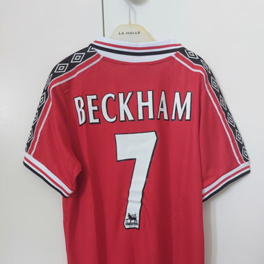 Beckham, 7, Manchester United 1998/99 jersey