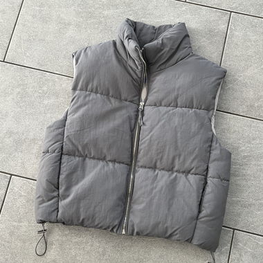 Gilet imbottito grigio mai indossato