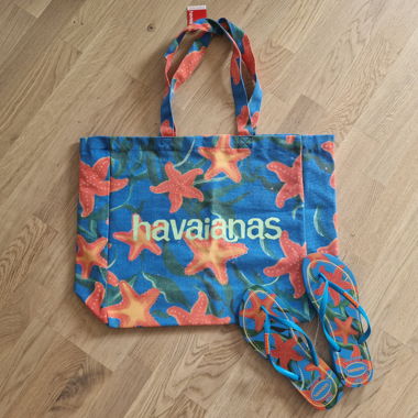 Havaianas-Set mit Strandtasche