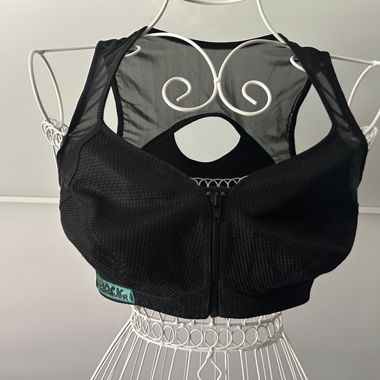 Schwarzer Sport-BH