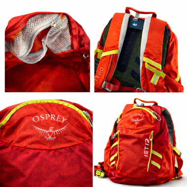 Zaino Osprey per Bambini Jet 12 Rosso