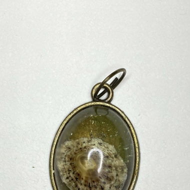 Cabochon Kettenanhänger „Muschel“