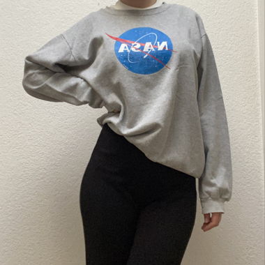 Oversized NASA sweater