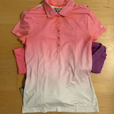 Nike Golf Pink Polo Shirt