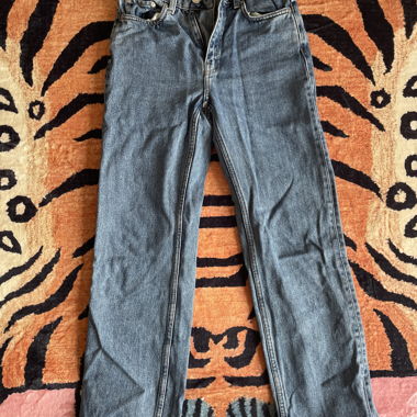 Weekday - Voyage - w24/l28Blue Straight-Leg-Jeans