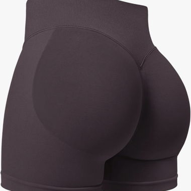 Dark brown gym shorts