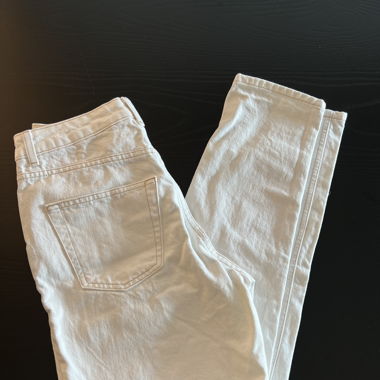 White TOPSHOP jeans, Mom fit