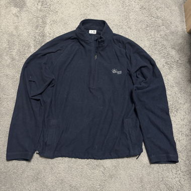 Adidas Navy blue fleece jacket