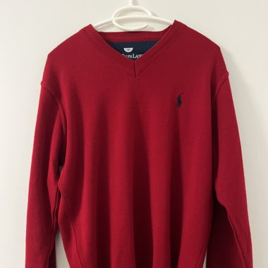 Polo Ralph Lauren Pullover 100% Baumwolle in Rot