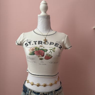 Top corto BERSHKA