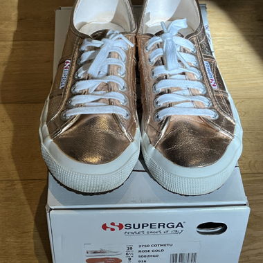 Superga rosa metallizzata