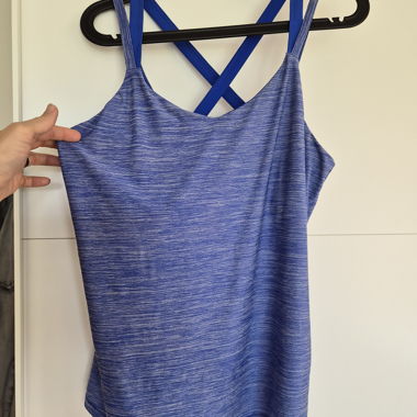 Débardeur sportif bleu