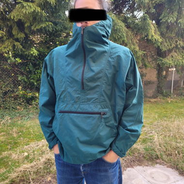 Veste coupe-vent verte