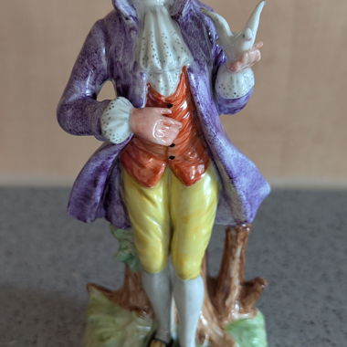 Figura in porcellana. Margrit Schilling 1991.