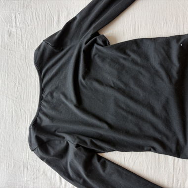 Black Long-Sleeve Top