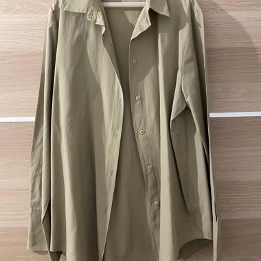 Beiges Oversize-Hemd MU STYLE
