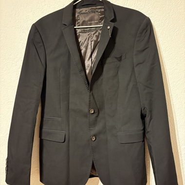 Blazer nero, Zara, tg. 50