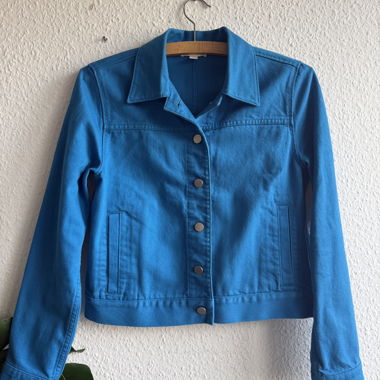 COS electric blue denim jacket