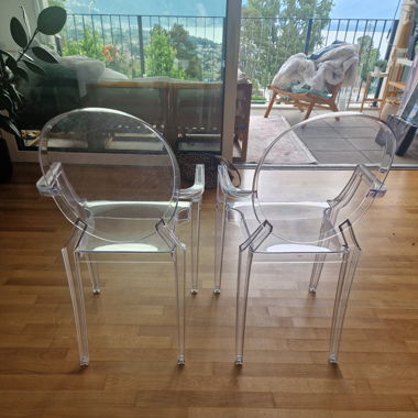 Sedia da pranzo LOUIS GHOST