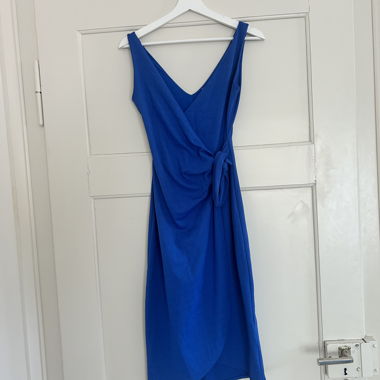 Blue Wrap Dress 
