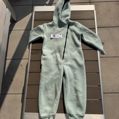 Kinder-Overall mit Kapuze gr 93-104