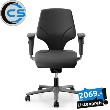 Giroflex 64-3078 Drehstuhl mit Lederausführung