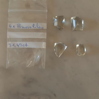 4 PRASIOLITES 31.49CT