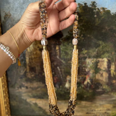 Collana Statement di Perline