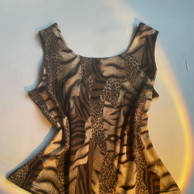 vintage animal print shirt