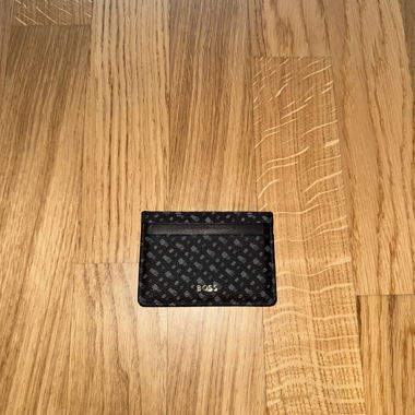 Porte-cartes HUGO BOSS noir à motif