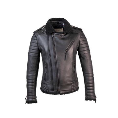 Giacca biker nera