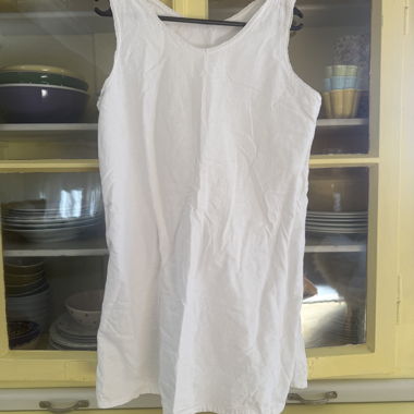 Abito Vintage in Lino Bianco