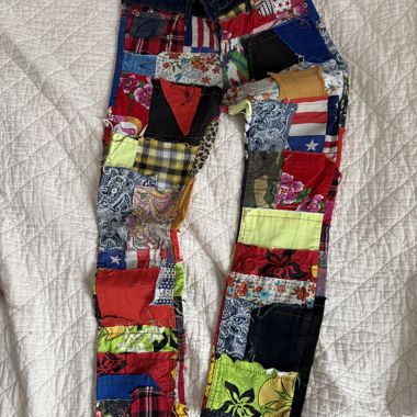 Pantalon patchwork vintage
