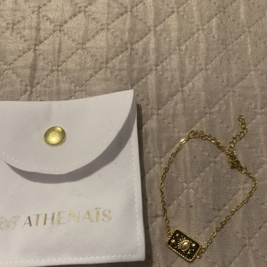 Bracciale placcato oro 18k e acciaio inossidabile 